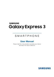 Samsung Galaxy Express 3 manual. Smartphone Instructions.