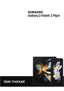 Samsung Galaxy Z Fold 4 manual. Smartphone Instructions.