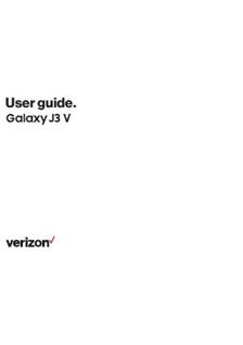 Samsung Galaxy J3 V manual. Smartphone Instructions.