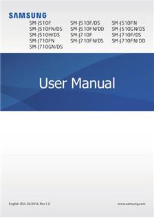 Samsung Galaxy J5 (2016) manual. Smartphone Instructions.