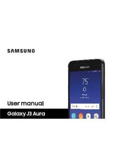 Samsung Galaxy J3 Aura manual. Smartphone Instructions.