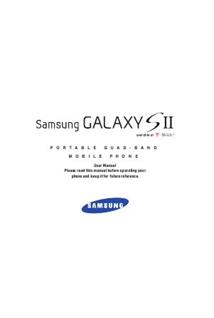 Samsung Galaxy S2 manual. Smartphone Instructions.
