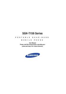 Samsung T 159 manual