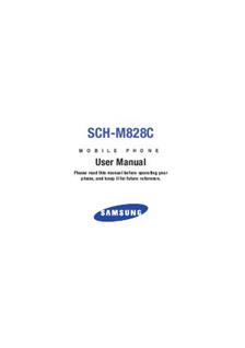 Samsung SCH M828C manual. Smartphone Instructions.