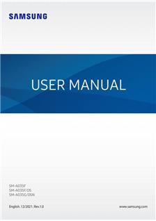 Samsung Galaxy A03 manual. Smartphone Instructions.