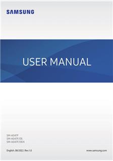 Samsung Galaxy A04s manual. Smartphone Instructions.