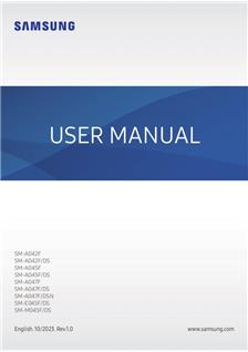 Samsung Galaxy A04s manual. Smartphone Instructions.
