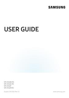 Samsung Galaxy A16 5G manual. Smartphone Instructions.