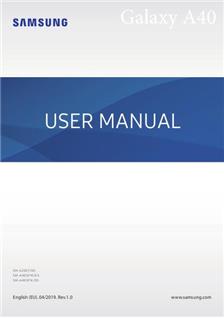 Samsung Galaxy A40 manual. Smartphone Instructions.