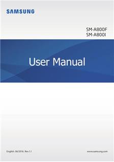 Samsung Galaxy A8 (2016) manual. Smartphone Instructions.