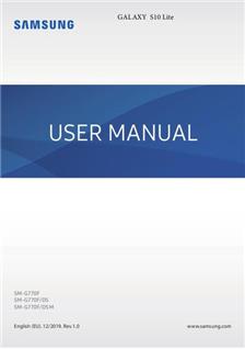 Samsung Galaxy S10 Lite manual. Smartphone Instructions.