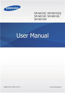Samsung Galaxy Note 4 manual. Smartphone Instructions.