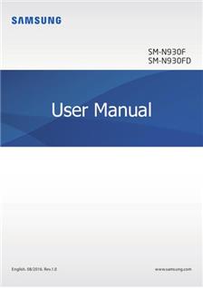 Samsung Galaxy Note 7 manual. Smartphone Instructions.