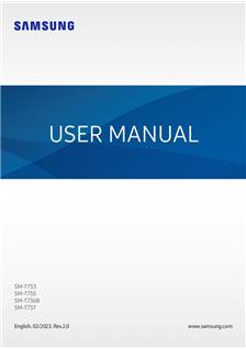 Samsung Galaxy Tab 7FE manual. Smartphone Instructions.