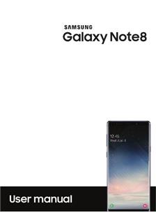 Samsung Galaxy Note 8 manual. Smartphone Instructions.