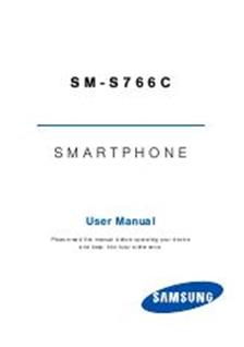 Samsung Galaxy Stardust manual. Smartphone Instructions.