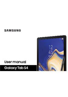 Samsung Galaxy Tab S4 manual. Smartphone Instructions.