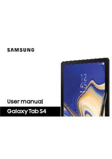 Samsung Galaxy Tab S4 manual. Smartphone Instructions.