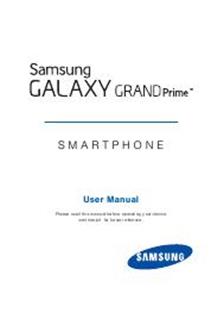 Samsung Galaxy Grand Prime manual. Smartphone Instructions.