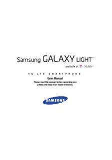 Samsung Galaxy Light - T399 manual. Smartphone Instructions.