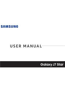 Samsung Galaxy J7 Star manual. Smartphone Instructions.