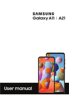 Samsung Galaxy A21 manual. Smartphone Instructions.